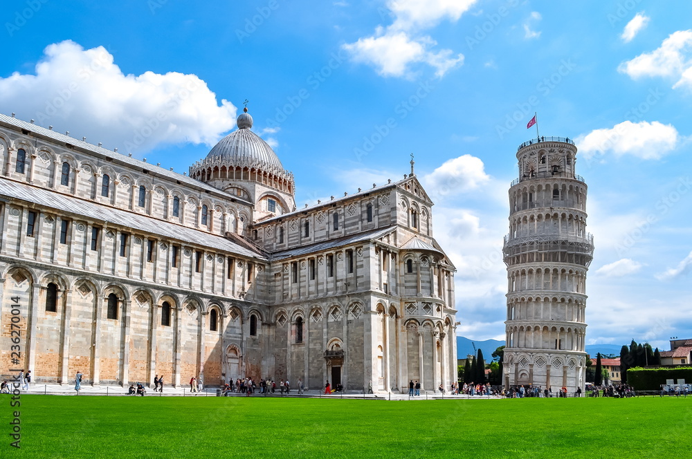 Pisa Cathedral and Leaning Tower, Pisa, Italy