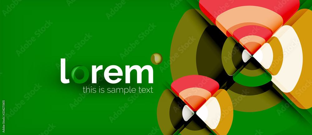 Circles and triangles design abstract background Circles and triangles design abstract background