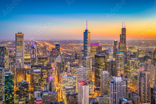 Chicago, Illinois, USA Skyline