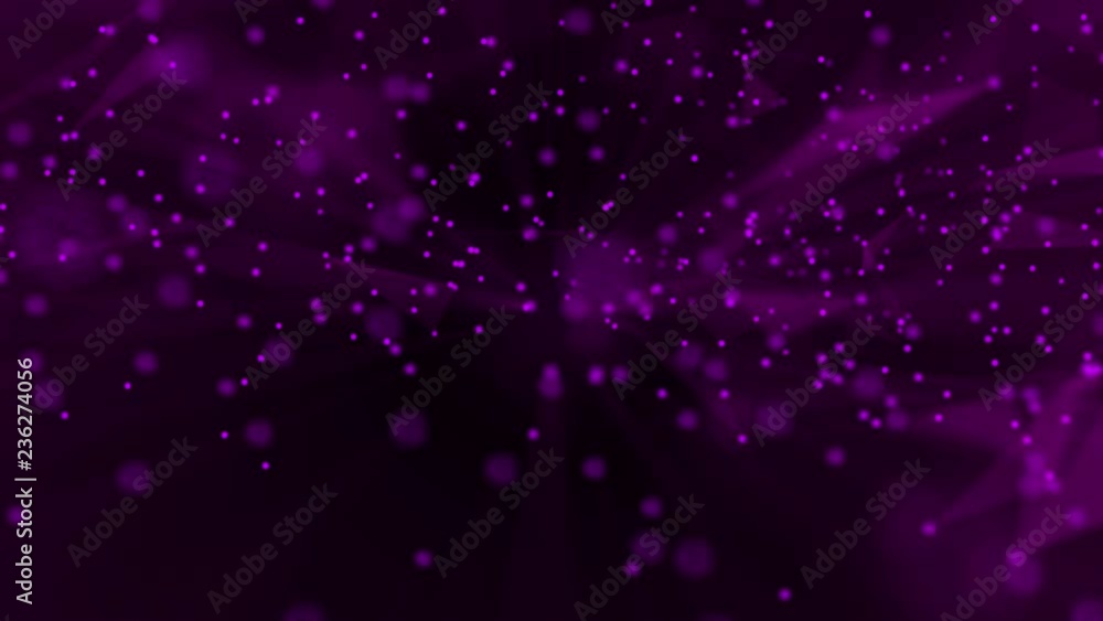Purple abstract 3D plexus shapes. Digital technology background 4K.
Purple abstract 3D plexus shapes. Digital technology background 4K.