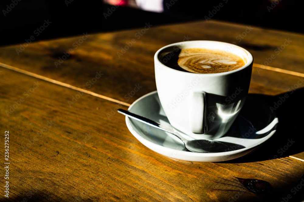 Obraz premium coffee shop in the morning