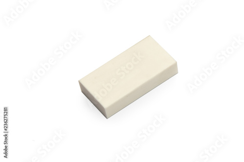 Eraser  isolated on white background