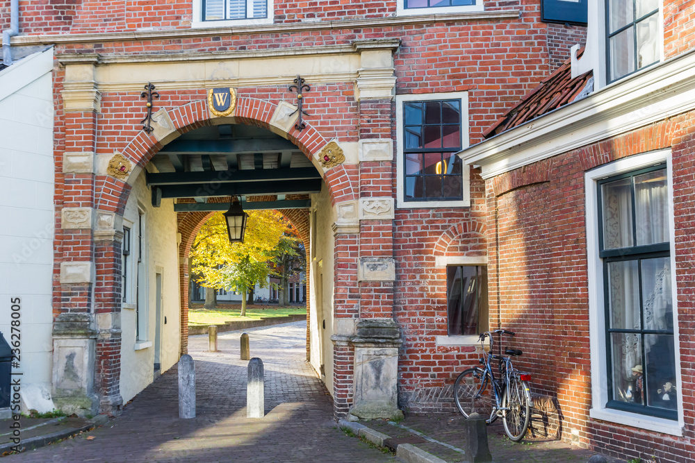 City gate Gardepoort in the historic center of Groningen, The Netherlands City gate Gardepoort in the historic center of Groningen, The Netherlands