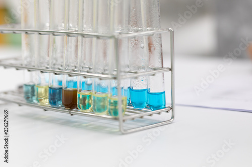 The study Analysis Chemical composition in laboratory.