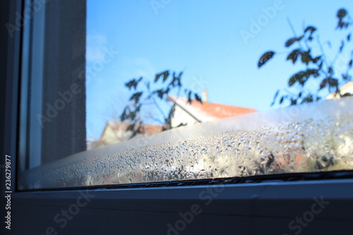 Creating condensation on the window