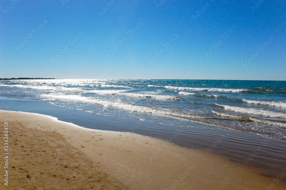 Obraz premium Evening Beach Shore