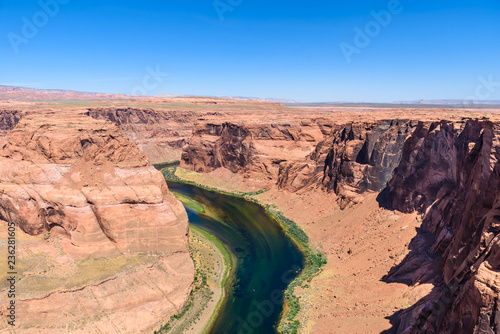 Grand Canyon with Colorado River - Located in Page, Arizona - Viewpoint at Horseshoe Bend - USA