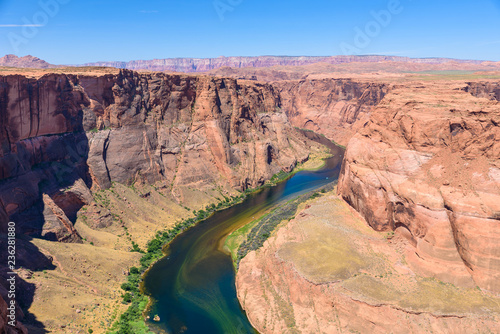 Grand Canyon with Colorado River - Located in Page, Arizona - Viewpoint at Horseshoe Bend - USA © Simon Dannhauer