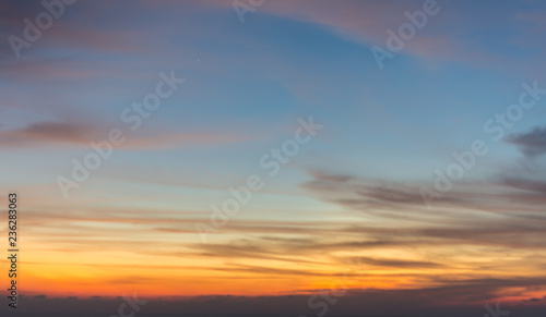 Fototapeta Naklejka Na Ścianę i Meble -  beautiful sunset over the sea