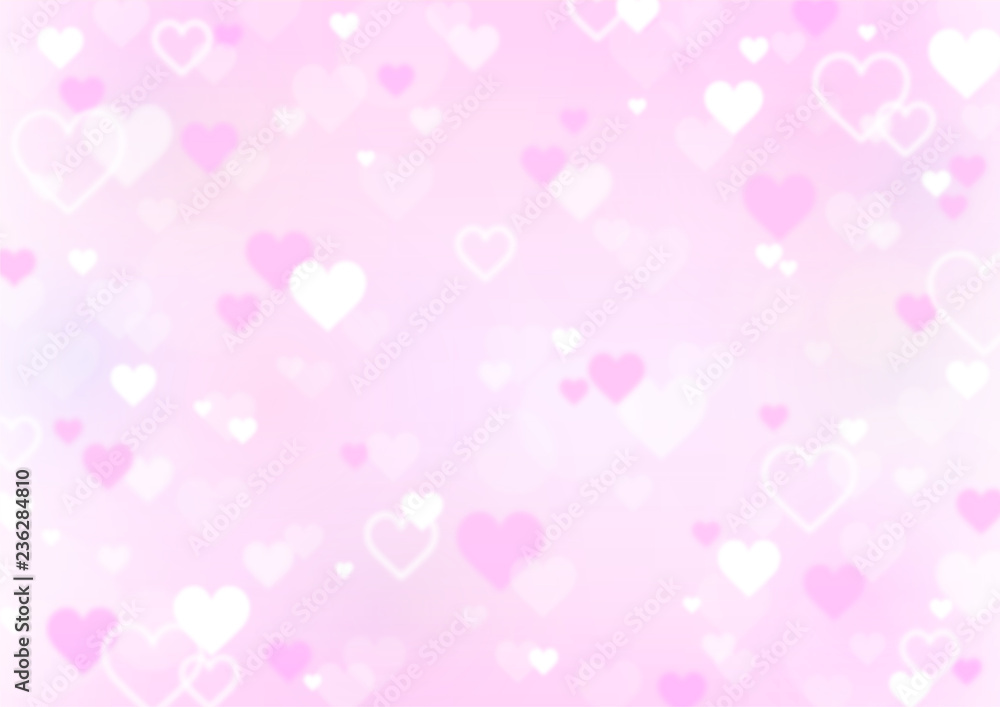 ハート　ピンク　バレンタイン　背景