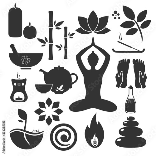Ayurveda icons