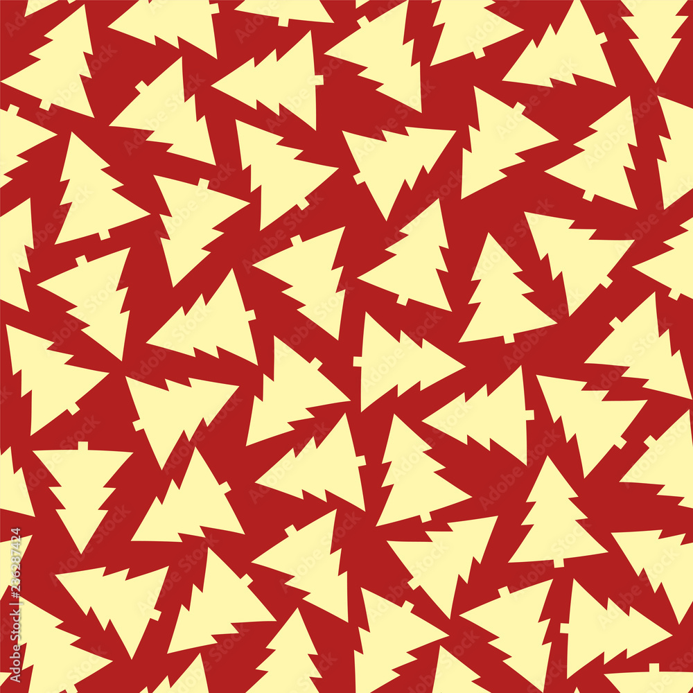 Seamless pattern with Christmas trees; New Year's background Seamless pattern with Christmas trees; New Year's background