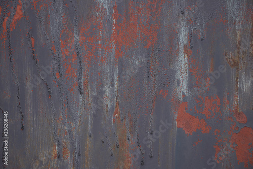 Multicolored background: metal surface with painted texture