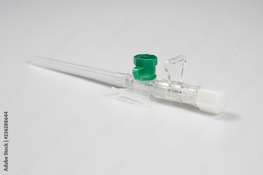Cannula or branula for IV drips or medicine Stock Photo | Adobe Stock