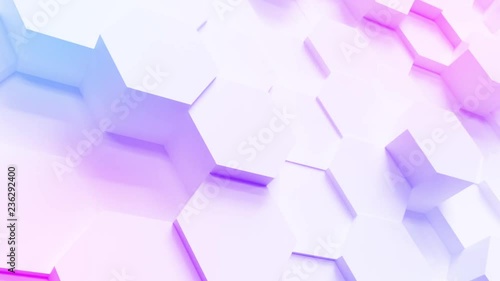 technology hexagon pattern background photo