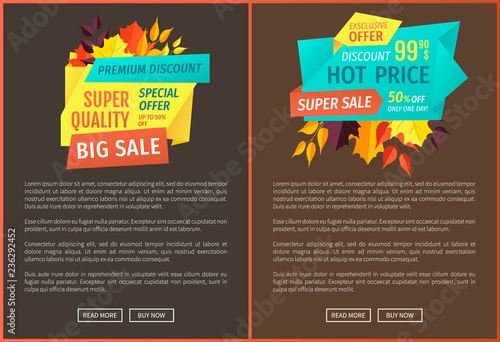 Premium Discount Hot Price Vector Illustration