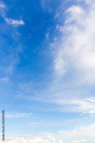 Clouds against blue sky as abstract background