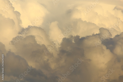 Clouds after rain before sunset as a background © schankz