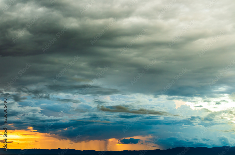 colorful dramatic sky with cloud at sunset. colorful dramatic sky with cloud at sunset.