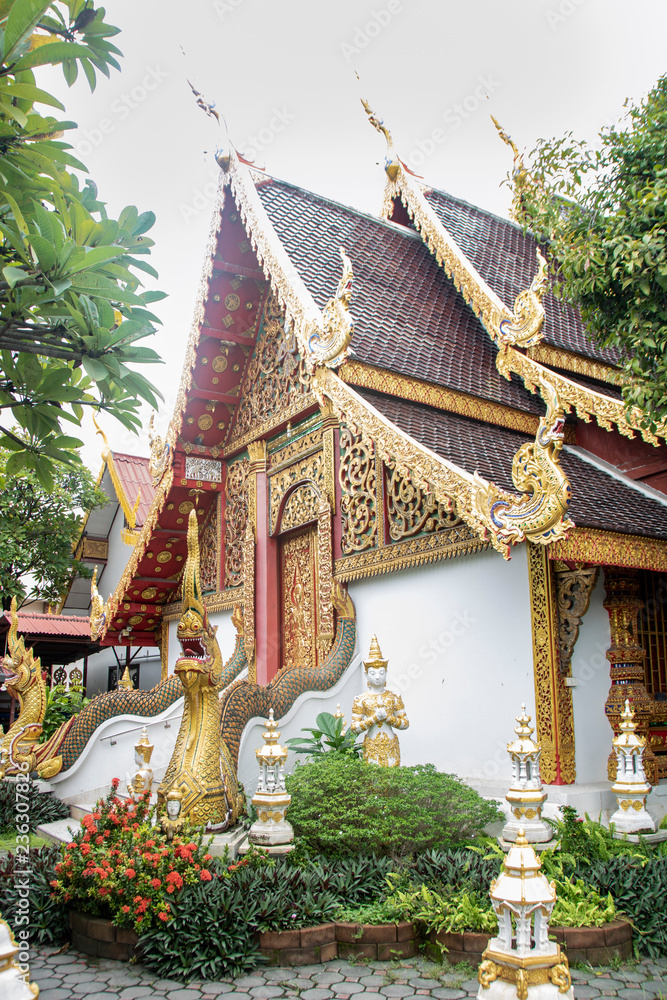 Naklejka premium Wat Chiang Man