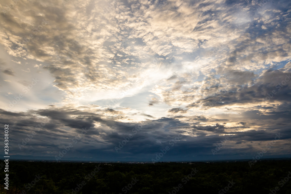 colorful dramatic sky with cloud at sunset. colorful dramatic sky with cloud at sunset.