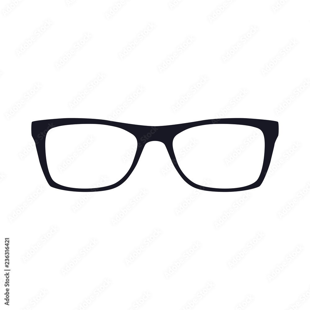 Fototapeta premium Glasses. Logo. Vector illustration. EPS 10.