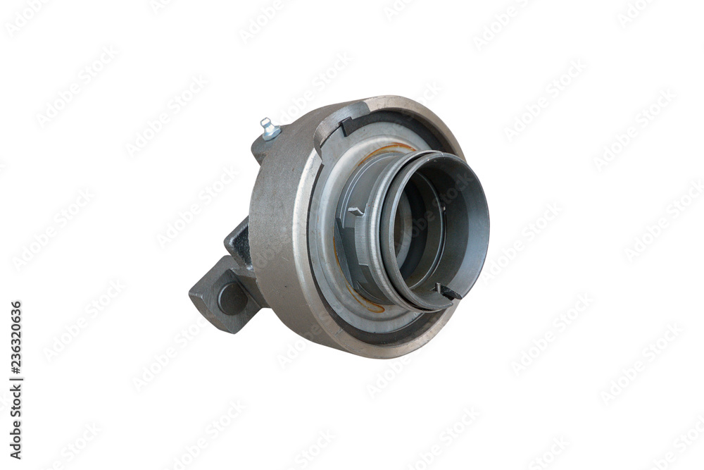 new hydraulic release bearing part of the car clutch on a white background new hydraulic release bearing part of the car clutch on a white background