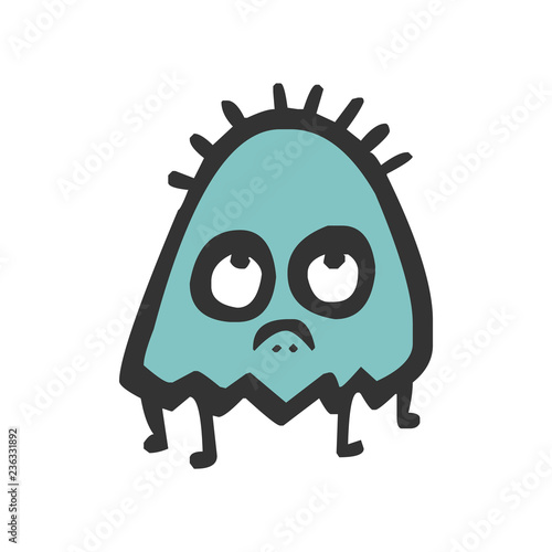 Alien Monster. Vector illustration.