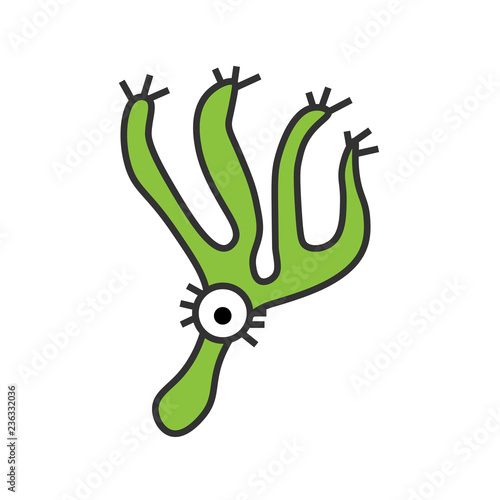 Alien Monster. Vector illustration.
