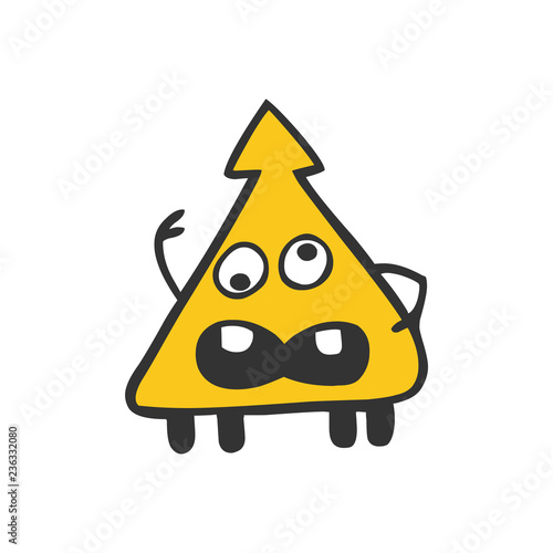 Alien Monster. Vector illustration.