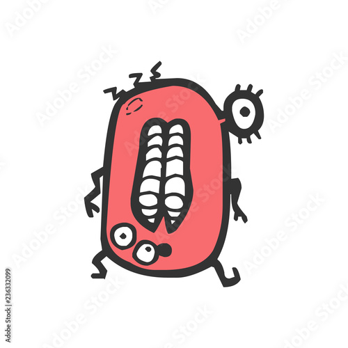 Alien Monster. Vector illustration.