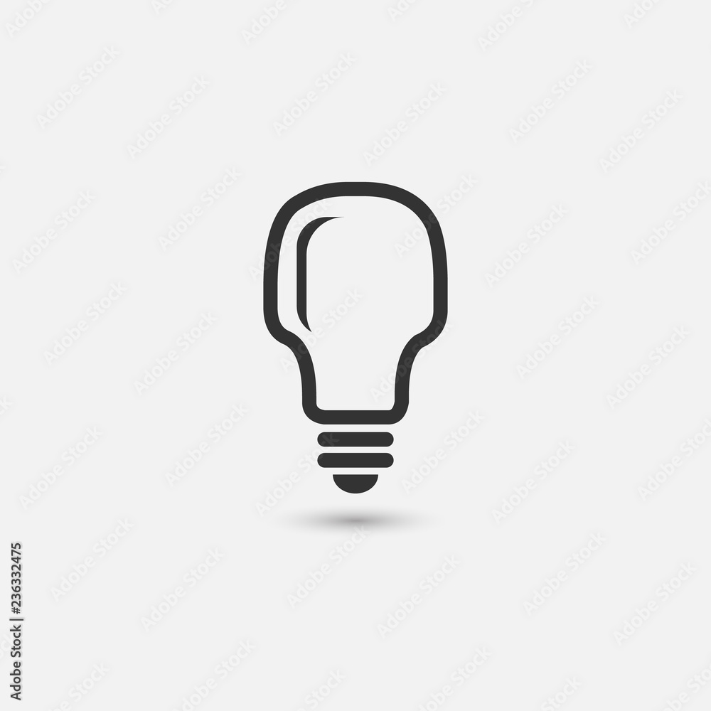 Light bulb Vector illustration. Light bulb Vector illustration.