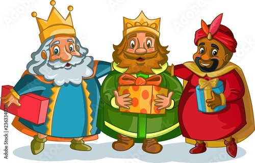 Navidad - Reyes Magos Dibujo