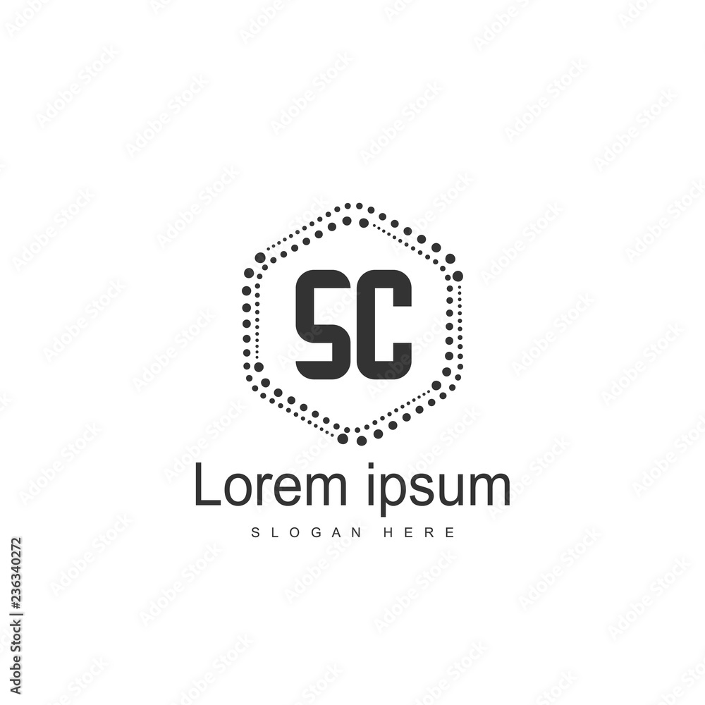 S Letter logo template. Initial letter logo design S Letter logo template. Initial letter logo design