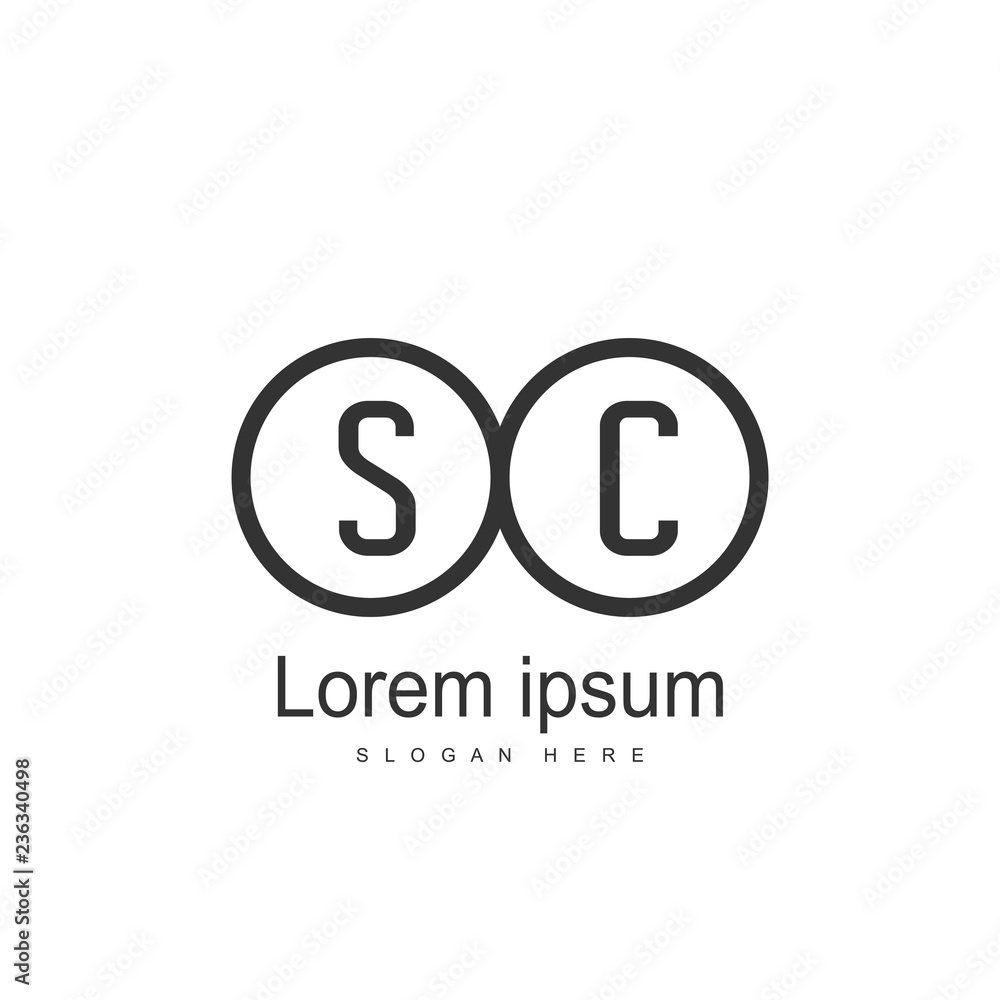 S Letter logo template. Initial letter logo design S Letter logo template. Initial letter logo design