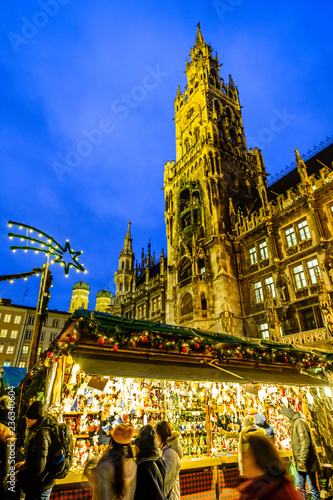 christmas market in munich - germany photo