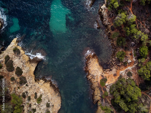 Cap falco beach in Majorca Island. Spain