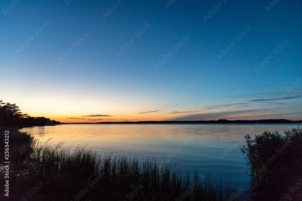 Sonnenuntergang in Schweden