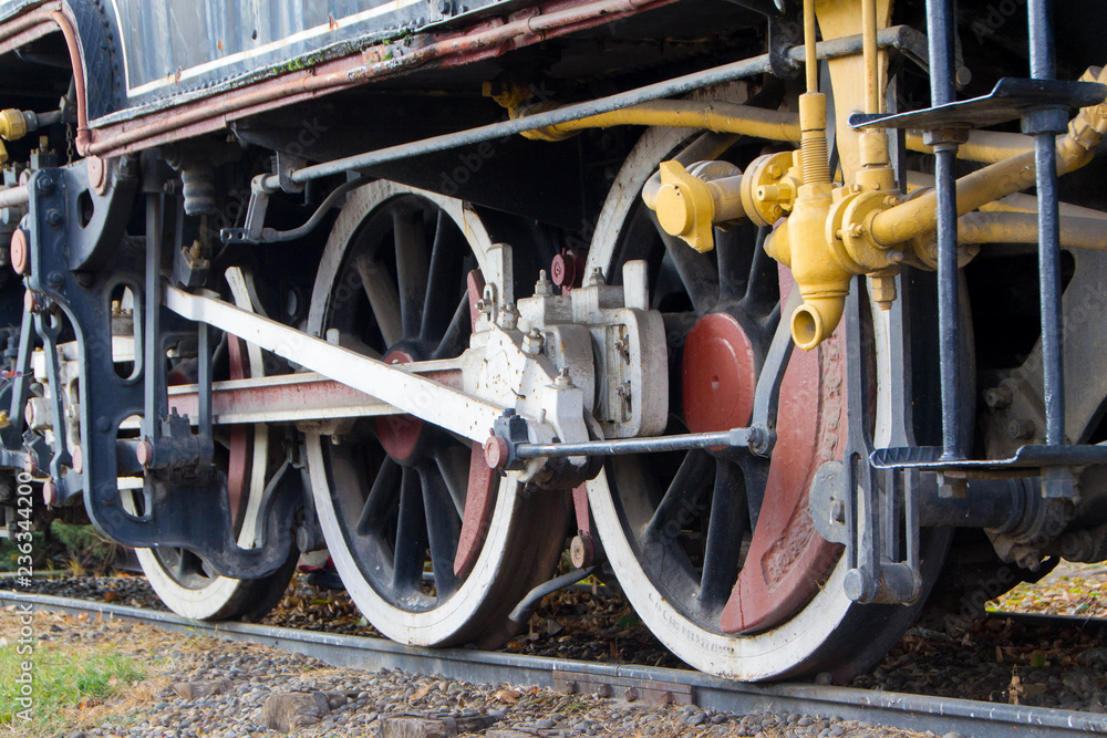 Fototapeta premium An old steam locomotive
