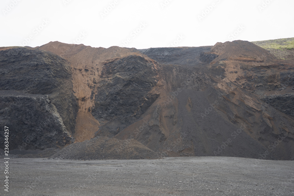 Steinbruch (Vulkangestein) auf der Reykjanes-Halbinsel - Süd-West-Island