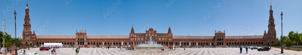 Plaza de España, Sevilla, Andalusien, Spanien