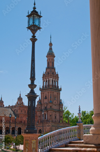 Plaza de España, Sevilla, Andalusien, Spanien © AndreasJ