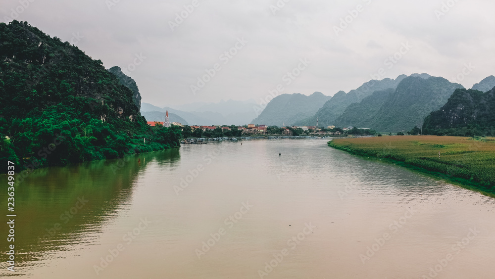 Fototapeta premium A river in Dalat, Vietnam