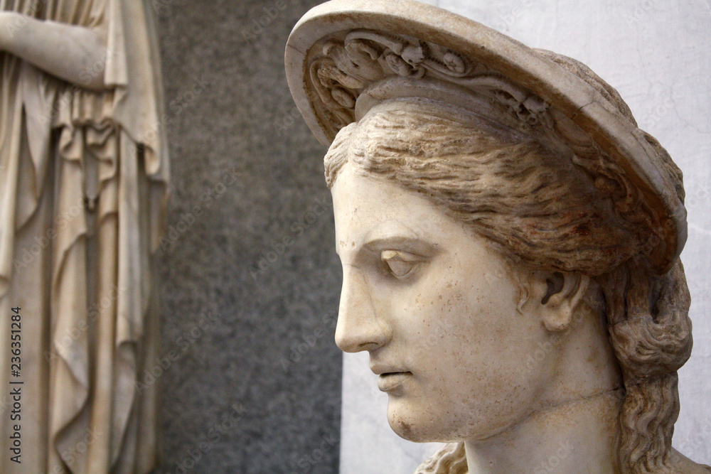 Rome. Italy. Juno Pentini, Roman copy of a Hellenistic original, Braccio Nuovo, Museo Chiaramonti, Vatican Museums.2.19.18