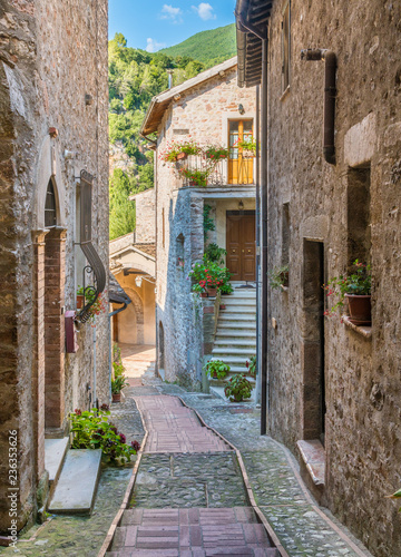 Fototapeta Naklejka Na Ścianę i Meble -  Scheggino, idyllic village in the Province of Perugia, in the Umbria region of Italy.