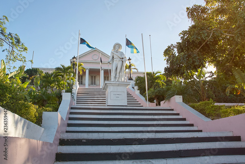 Tableau sur toile Tourist historical place in Nassau Bahamas