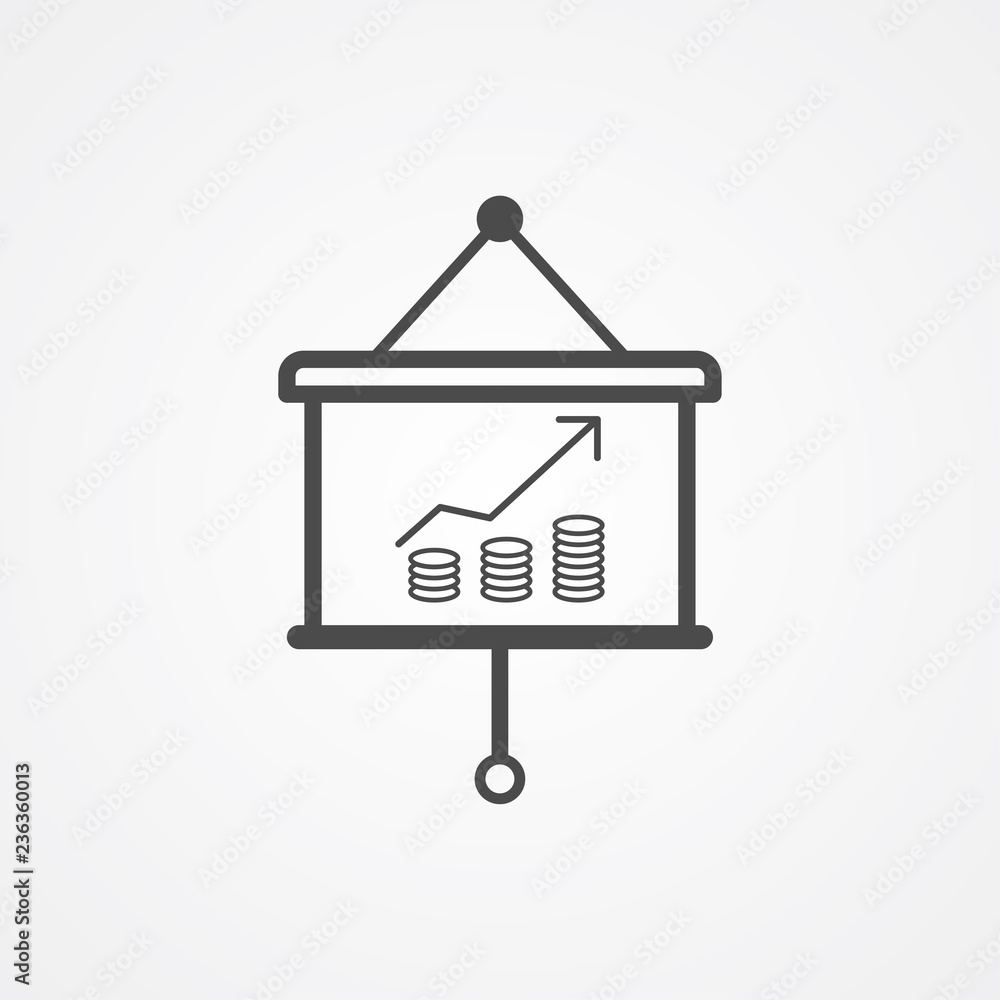 Revenue vector icon sign symbol Revenue vector icon sign symbol