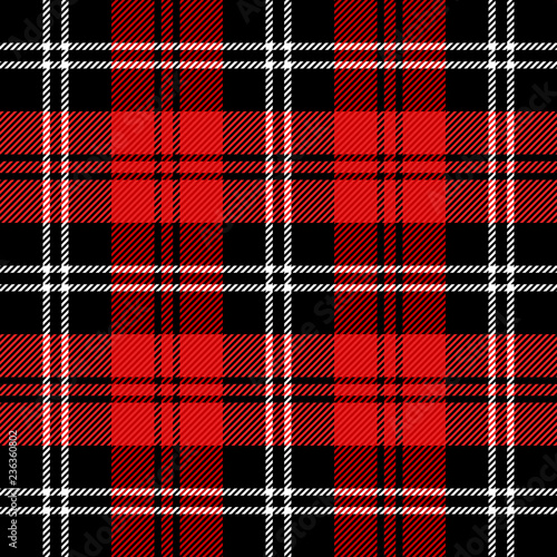 Christmas new year Tartan. Pattern Scottish cage
