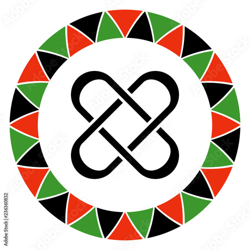Kwanzaa Principle of Unity - Symbol for Kwanzaa principle of umoja