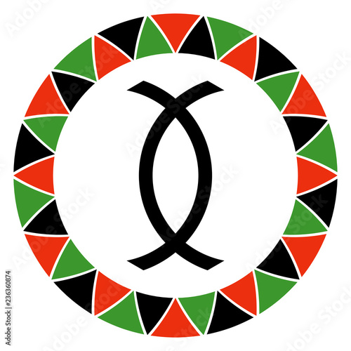 Kwanzaa Principle of Cooperative Economics - Symbol for Kwanzaa principle of ujamaa